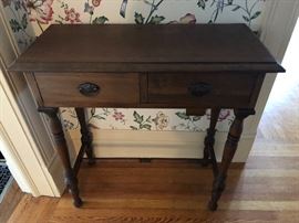 Antique Two Drawer Table 