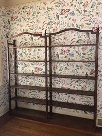 Vintage Wooden Bookcase 7’X7’