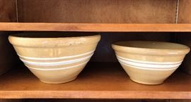 Antique Brownware Bowls 