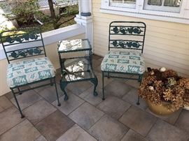 1920s Cast Iron Chairs Refinished 
