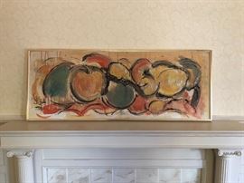 Alfredo Santos 1967  Oil Painting 