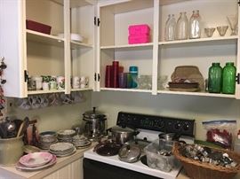 Pots, pans, cookie cutters - even the fridge &stove is for sale!