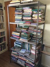 An entire book room is full of antique, vintage and contemporary books.