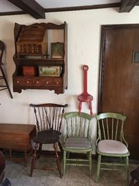 Antique furniture.