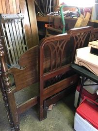 Bed headboards and garage misc.