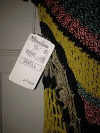 Interesting knitted dress with tag - size small