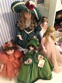 Other dolls including Madame Alexander "Scarlett O'Hara"