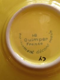 Quimper (France) dishes