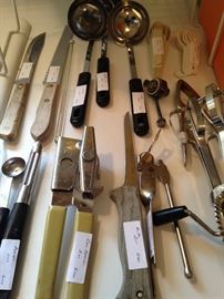 Variety of utensils