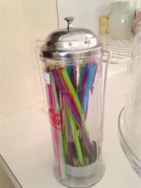 Vintage Coca Cola straw holder