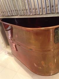 Large copper vat
