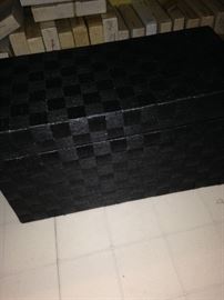 Black storage chest