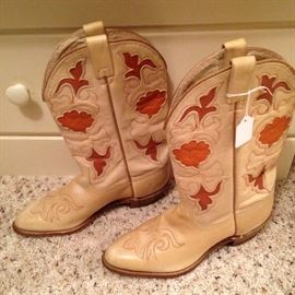 More colorful leather boots