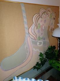 Carousel framed art
