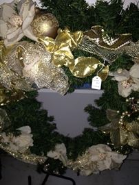 One of several wreaths