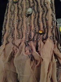 Beaded scarf - still has the Neiman's tag