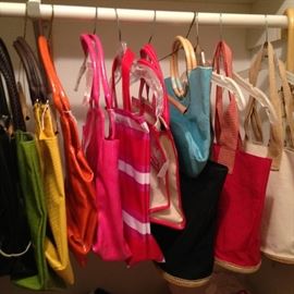 Colorful shopping bags/purses