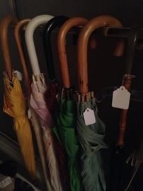 Some of the umbrellas