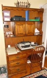 Desk with storage and display areas