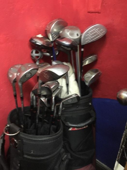 70 plus bags of golf clubs many Designer 