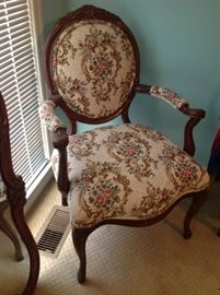 Antique Upholstered Chair $ 100.00