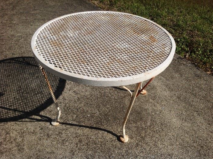Metal Outdoor Table $ 30.00