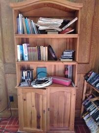 Book Shelve with various items including books