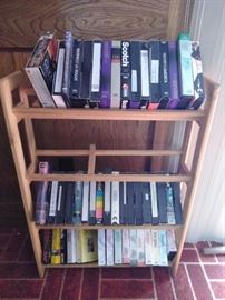 Vhs stand, with Vhs