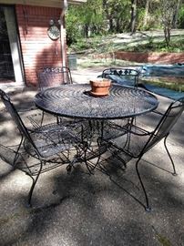 Outdoor Patio Table, and Chairs