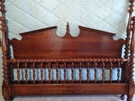 Wooden Headboard with Footboard