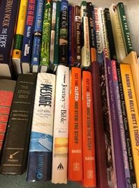 Books: Anything and everything you ever wanted to know about golf
Suduku (so many)
Gardening and much more...