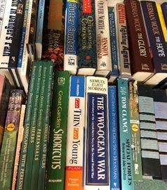 Books: Anything and everything you ever wanted to know about golf
Suduku (so many)
Gardening and much more...