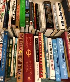 Books: Anything and everything you ever wanted to know about golf
Suduku (so many)
Gardening and much more...