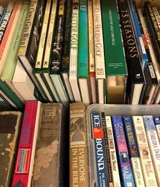 Books: Anything and everything you ever wanted to know about golf
Suduku (so many)
Gardening and much more...