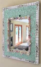 Mosaic-framed mirror from Room With A View