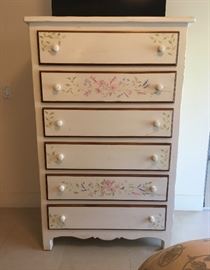 Room With A View hand printed 6-drawer chest