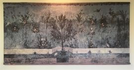 Fresco printed canvas banner