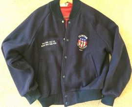 Clinton campaign commemorative jacket..."The One You've Been Waiting For"...