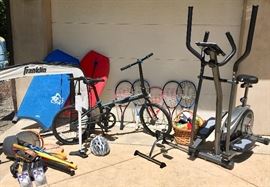 DAHON Folding bike, tennis, croquet, baseball & exercise equipment...