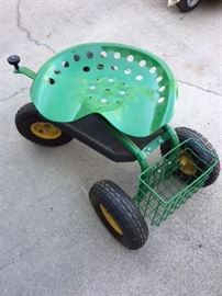 Mobile gardening seat
