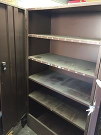 Brown storage cabinet