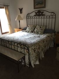 Charming king bed 