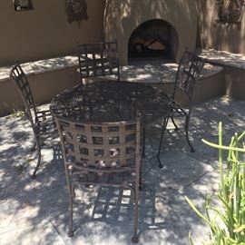 We have several nice sets of patio furniture 