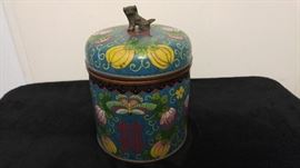 Antique Cloisonne Humidor