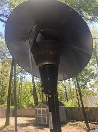 Patio heater (top view)