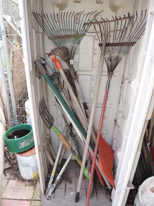 MANY GARDEN TOOLS...PRICED TO SELL 