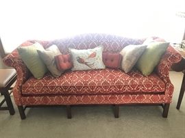 Colorful and original designer Ethan Allen sofa