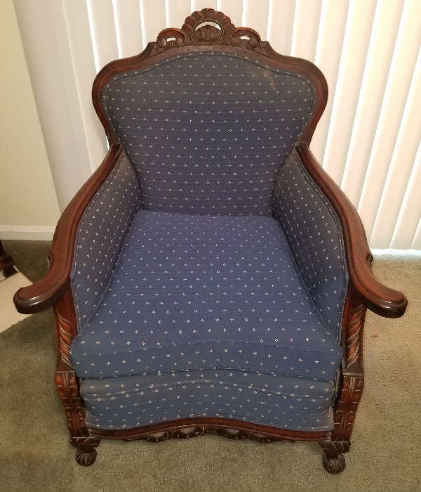 c 1930  Matching Arm Chair to sofa