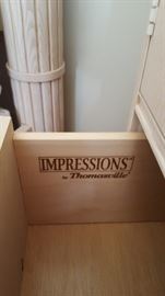 Thomasville Bedroom set, Thomasville Bedroom set - nightstand, 4 poster bed, armoire, dresser w/mirror