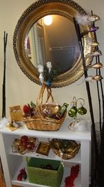 Glass Christmas Ornaments, reproduction clip on birds